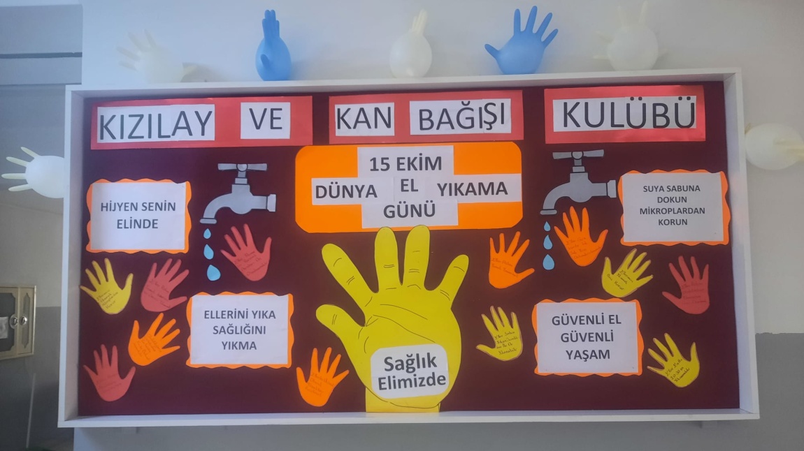 15 Ekim Dünya El Yıkama Günü Kapsamında Pano Hazırladık